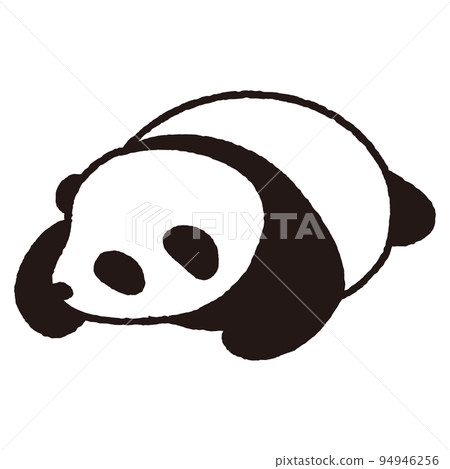 sleeping panda baby sleeping panda baby 94946256