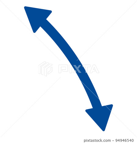 雙向彎曲箭頭的插圖 94946540