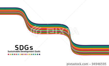 Sustainable Development Goals It is a 17-color ribbon art that is the concept color of the SDGs Design Vector Sustainable Development Goals It is a 17-color ribbon art that is the concept color of the SDGs Design Vector 94946595