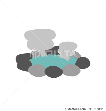 岩石露天浴池 簡單 94947894