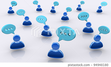 SNS、網絡對話場景發表評論的圖片 94948180