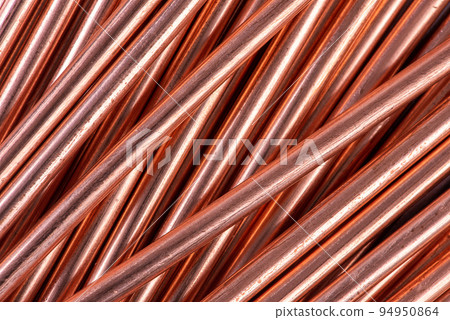 Copper wire, raw material and energy industry component 94950864