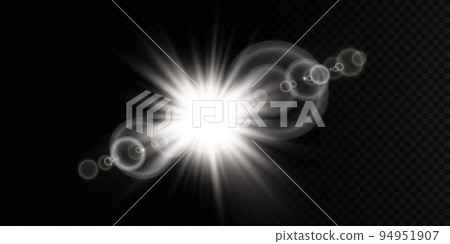 Vector transparent sunlight special lens flare light effect. Sun flash with rays and spotlight Vector transparent sunlight special lens flare light effect. Sun flash with rays and spotlight 94951907