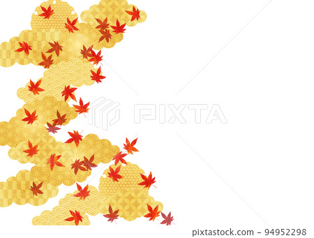 秋天的日本背景（秋葉） 2022-17 94952298