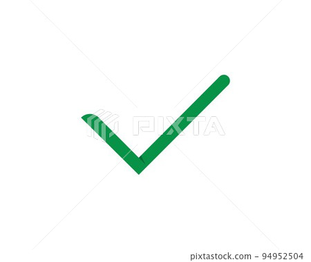 Checklist check mark logo vector or icon 94952504