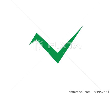 Checklist check mark logo vector or icon 94952551