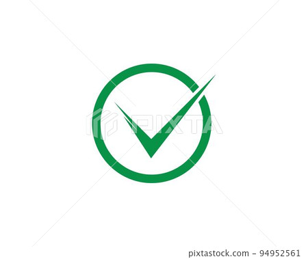 Checklist check mark logo vector or icon 94952561