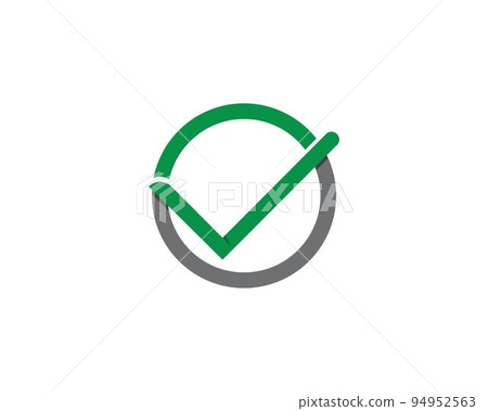 Checklist check mark logo vector or icon 94952563