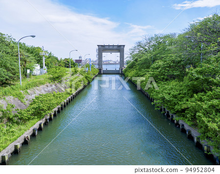 Edogawa Water Lock Gate 94952804