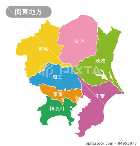 Illustration of Kanto region 94953978