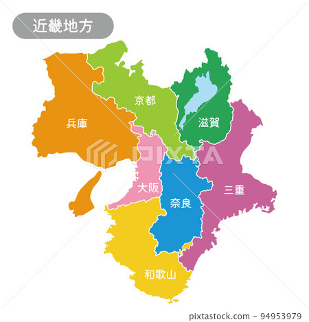 近畿地區的插圖 94953979