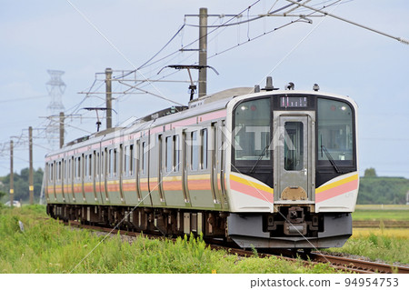 白神線佐佐木西柴田JR東E129系列B1編隊(新潟) 白神線佐佐木西柴田JR東E129系列B1編隊(新潟) 94954753