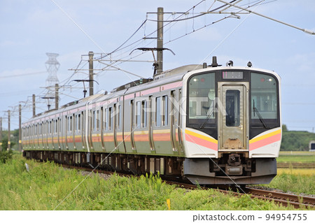 白神線佐佐木西柴田JR東E129系列A21編隊(新潟) 94954755