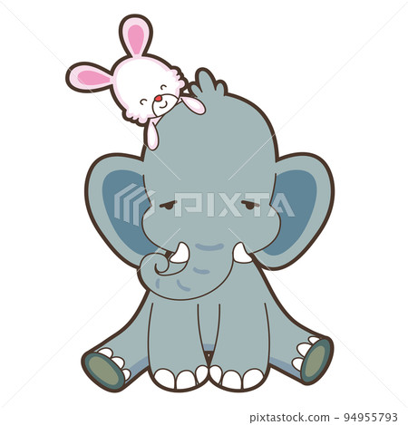 Elephant character cartoon icon png Elephant character cartoon icon png 94955793