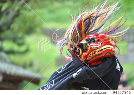 Lion Dance Kobe City Intangible Cultural Heritage Kagura Lion of Minamisooo Lion Dance Kobe City Intangible Cultural Heritage Kagura Lion of Minamisooo 94957546