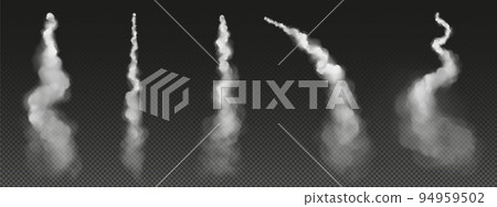 Rocket trail, airplane smoke, plane or jet clouds Rocket trail, airplane smoke, plane or jet clouds 94959502