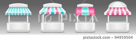 Market stall, candy, ice cream, cotton candy store Market stall, candy, ice cream, cotton candy store 94959504