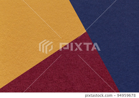 Texture of craft navy blue, wine and yellow shade color paper background, macro. Vintage abstract cardboard Texture of craft navy blue, wine and yellow shade color paper background, macro. Vintage abstract cardboard 94959678