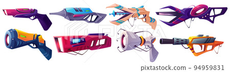 Space blasters, laser guns, future alien weapons Space blasters, laser guns, future alien weapons 94959831