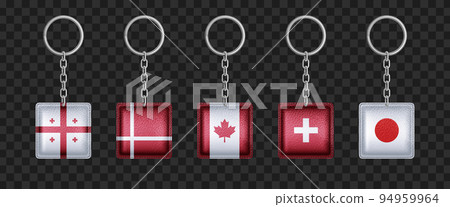 Keychains with Georgia, Denmark, Canada, Japan Keychains with Georgia, Denmark, Canada, Japan 94959964