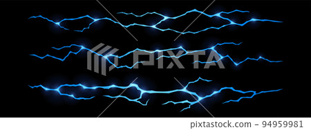 Magic glow in ground cracks, blue glowing texture Magic glow in ground cracks, blue glowing texture 94959981