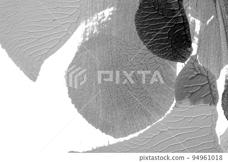 black white abstract acrylic painting color texture on white paper background by using rorschach inkblot method black white abstract acrylic painting color texture on white paper background by using rorschach inkblot method 94961018