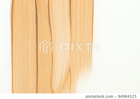 Liquid foundation color sample that expresses color and texture with a brush 94964325