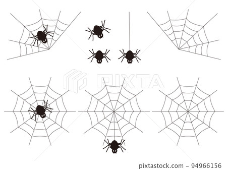 Halloween _ spider _ set _ silhouette 94966156