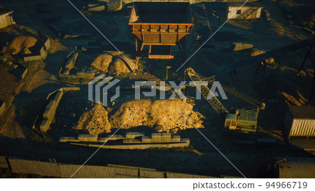 Sand conveyor for screening and separating from gravel and stones 94966719