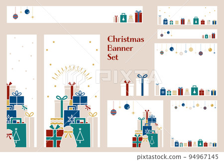 Banner set_Christmas_colorful 94967145