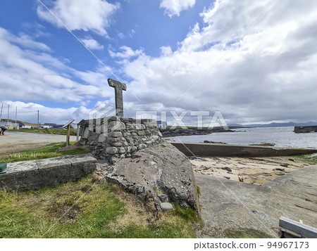 The Tau Cross on Tory Island, County Donegal, Ireland 94967173