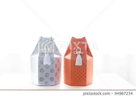 The remains of a dog, a funeral urn, a bone 94967234