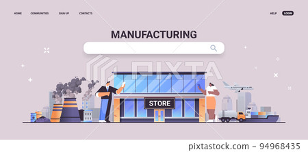 businesspeople discussing near store responsibility of co2 emission free trading carbon tax credit environment strategy 94968435
