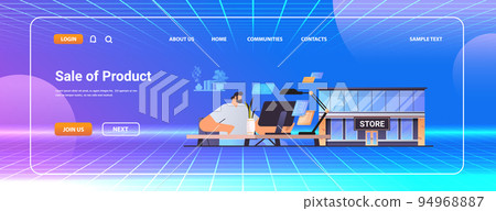 businesspeople analyzing sale of product in store responsibility of co2 emission free trading carbon tax credit environment strategy businesspeople analyzing sale of product in store responsibility of co2 emission free trading carbon tax credit environment strategy 94968887