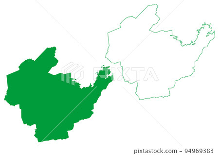 Iguatu municipality (Ceara state, Municipalities of Brazil, Federative Republic of Brazil) map vector illustration, scribble sketch Iguatu map Iguatu municipality (Ceara state, Municipalities of Brazil, Federative Republic of Brazil) map vector illustration, scribble sketch Iguatu map 94969383