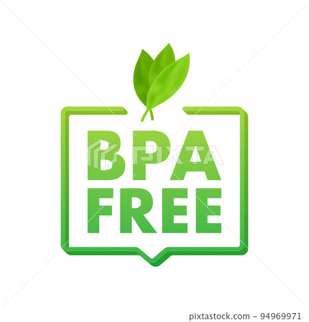 BPA Free Non-toxic Icon Label Stock Illustration - Illustration of