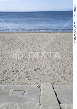 Kanagawa Prefecture Katase Nishihama / Kugenuma Beach Beach Scenery 94970805