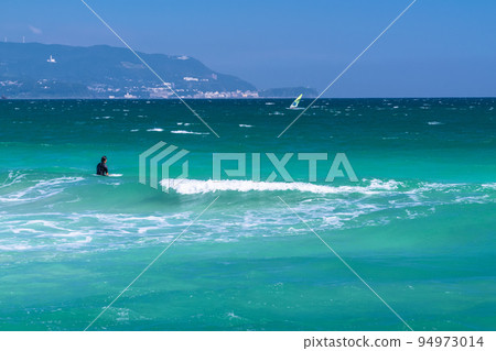 <Shizuoka Prefecture> Izu Shirahama Coast: Beautiful emerald green beach <Shizuoka Prefecture> Izu Shirahama Coast: Beautiful emerald green beach 94973014