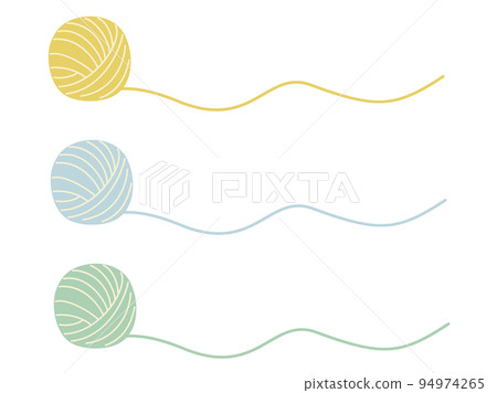 受紗線啟發的插圖 受紗線啟發的插圖 94974265