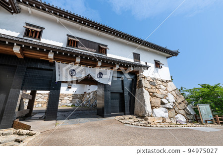Imabari Castle Iron Gate in fine weather, Imabari City, Ehime Prefecture Imabari Castle Iron Gate in fine weather, Imabari City, Ehime Prefecture 94975027