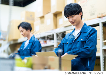 業務 工廠 製造 倉庫 配送 運輸 包裝 94975571