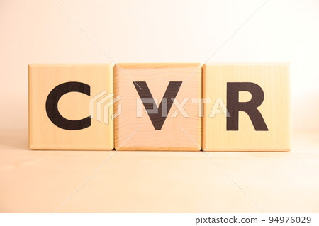 Image of CVR (conversion rate) (characters/alphabet text) 94976029