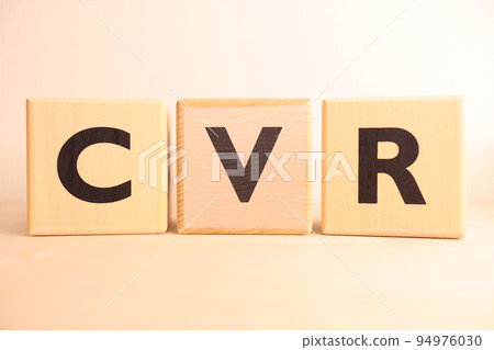 Image of CVR (conversion rate) (characters/alphabet text) 94976030