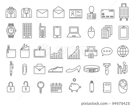 業務線繪圖圖標集 94978428