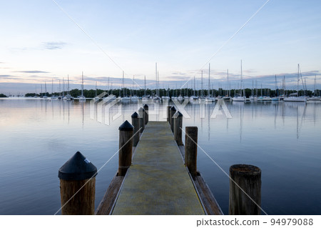 Boats docked at Dinner Key Marina in Coconut Grove, Miami, Florida. Boats docked at Dinner Key Marina in Coconut Grove, Miami, Florida. 94979088