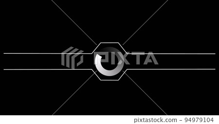 Image of data loading ring on black background Image of data loading ring on black background 94979104
