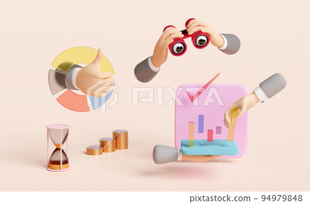 charts and graph with businessman hand,analysis business financial data,binocular, Online marketing isolated on pink background,business strategy concept ,3d illustration or 3d render charts and graph with businessman hand,analysis business financial data,binocular, Online marketing isolated on pink background,business strategy concept ,3d illustration or 3d render 94979848
