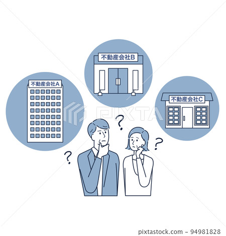 A couple worried about a real estate company to contract 94981828