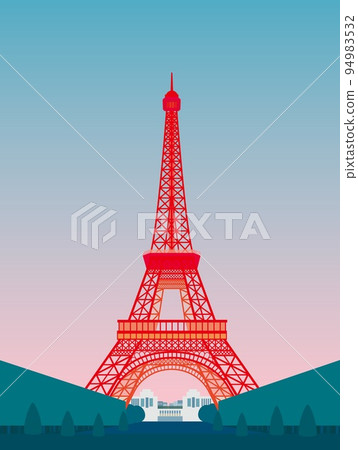 Eiffel Tower tour eiffel Paris paris evening view Eiffel Tower tour eiffel Paris paris evening view 94983532