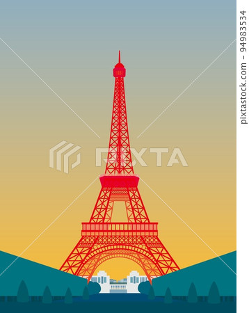 Eiffel Tower tour eiffel Paris paris evening view Eiffel Tower tour eiffel Paris paris evening view 94983534